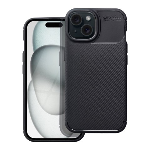 Futerał do iPhone 15 Carbon Premium czarny
