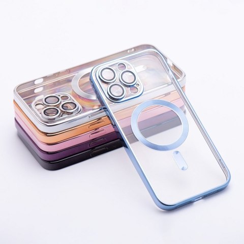 Futerał do iPhone 15 Electro Mag Cover zgodny z MagSafe niebieski