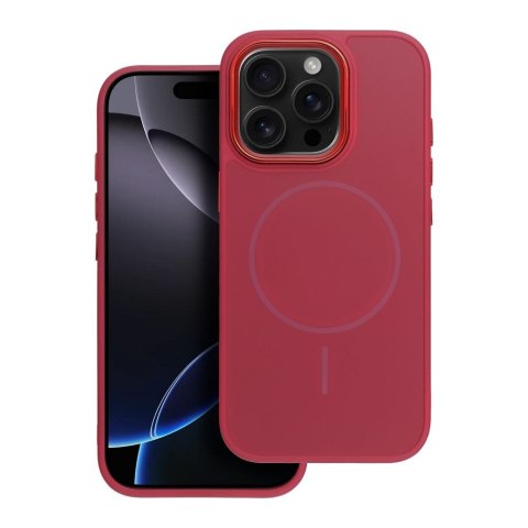 Futerał do iPhone 15 Frame Mag Cover zgodny z MagSafe magenta