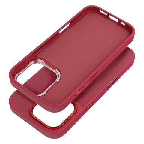 Futerał do iPhone 15 Frame Mag Cover zgodny z MagSafe magenta