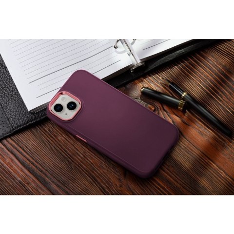 Futerał do iPhone 15 Frame fioletowy