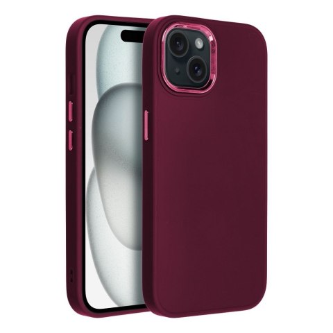 Futerał do iPhone 15 Frame fioletowy