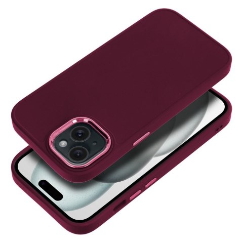 Futerał do iPhone 15 Frame fioletowy