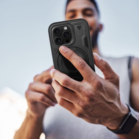 Futerał do iPhone 15 Frost Armor czarny
