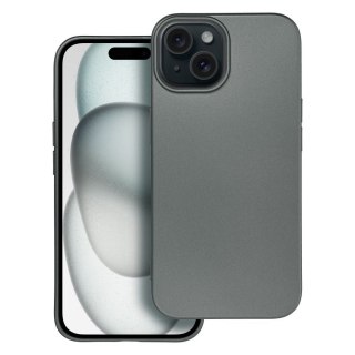 Futerał do iPhone 15 Metallic szary