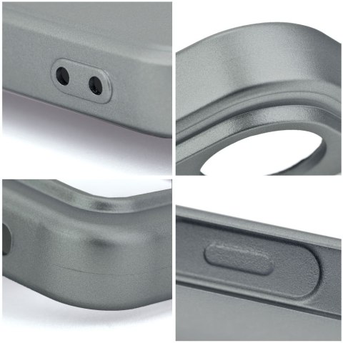 Futerał do iPhone 15 Metallic szary