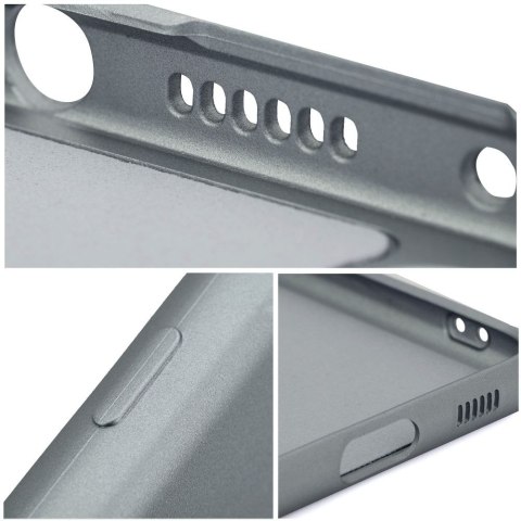 Futerał do iPhone 15 Metallic szary