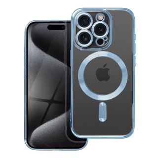Futerał do iPhone 15 PRO Electro Mag Cover zgodny z MagSafe niebieski
