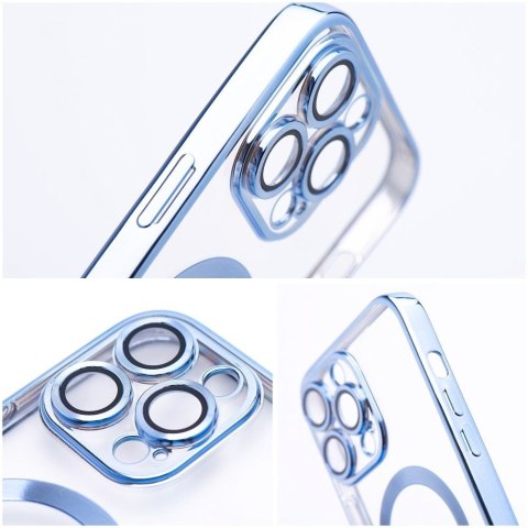 Futerał do iPhone 15 PRO Electro Mag Cover zgodny z MagSafe niebieski