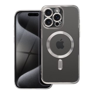 Futerał do iPhone 15 PRO MAX Electro Mag Cover zgodny z MagSafe tytanowy szary