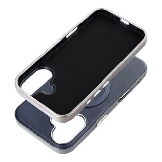 Futerał do iPhone 15 PRO MAX Gentleman Mag Cover zgodny z MagSafe granatowy