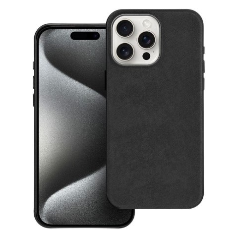Futerał do iPhone 15 PRO MAX Woven Mag Cover zgodny z MagSafe czarny