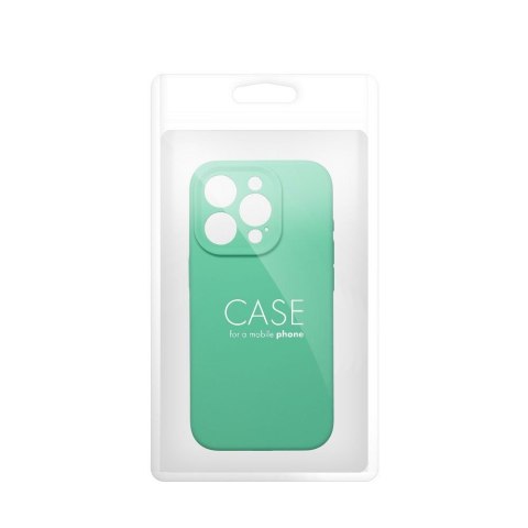 Futerał do iPhone 15 PRO Silicone 2mm miętowy
