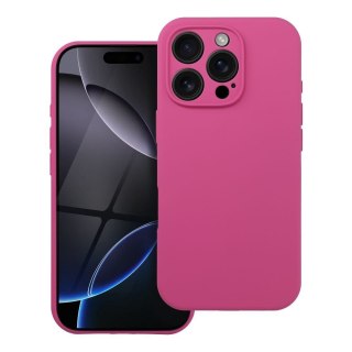 Futerał do iPhone 15 PRO Silicone 2mm zgodny z MagSafe róż