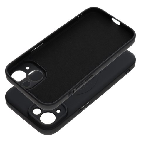 Futerał do iPhone 15 Silicone Mag Cover zgodny z MagSafe czarny