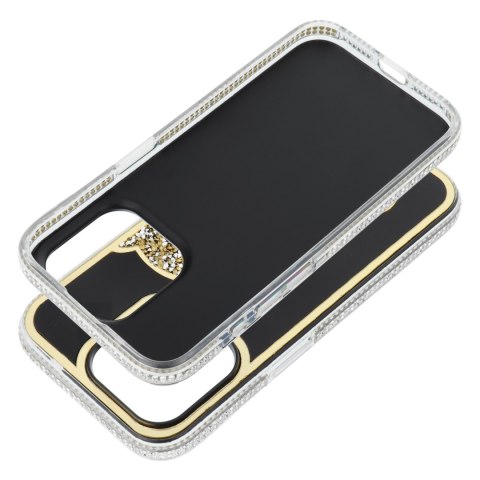 Futerał do iPhone 15 Teddy Bear złoty