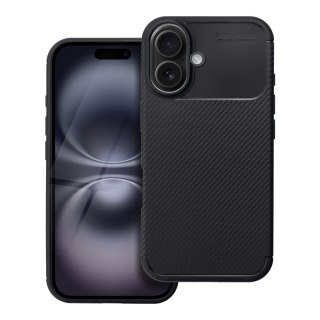 Etui na iPhone 16 Carbon Premium czarne