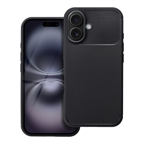 Etui na iPhone 16 Carbon Premium czarne