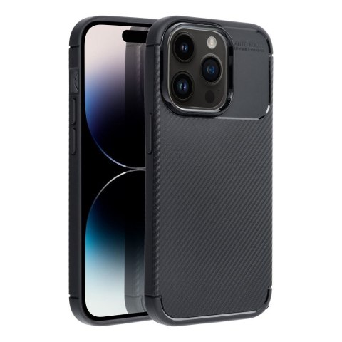 Etui na iPhone 16 Carbon Premium czarne
