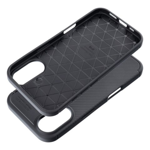 Etui na iPhone 16 Carbon Premium czarne