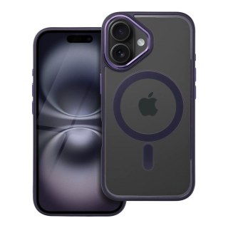 Futerał do iPhone 16 Color Edge Mag Cover zgodny z MagSafe fioletowy