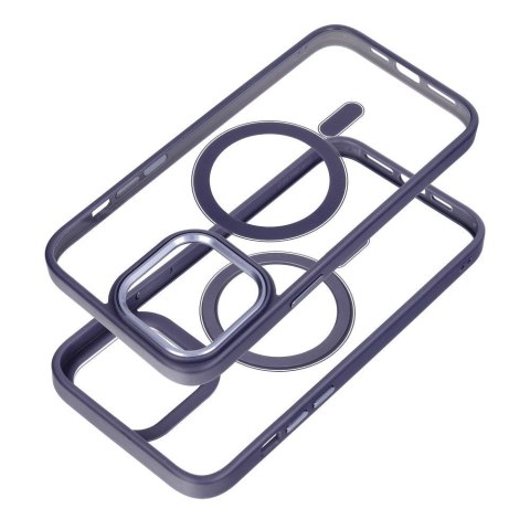 Futerał do iPhone 16 Color Edge Mag Cover zgodny z MagSafe fioletowy