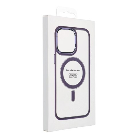 Futerał do iPhone 16 Color Edge Mag Cover zgodny z MagSafe fioletowy