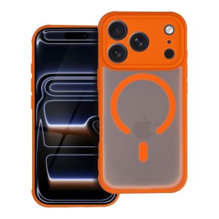 Futerał do iPhone 16 Full Matte Mag Cover zgodny z MagSafe pomarańczowy