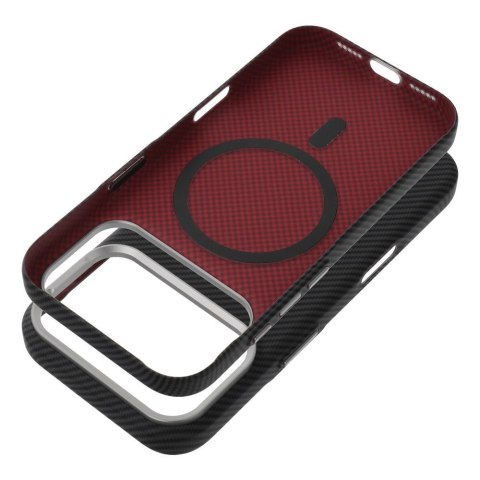 Futerał do iPhone 16 Kevlar zgodny z MagSafe czarny