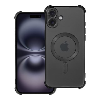 Futerał do iPhone 16 PLUS Antishock Electro zgodny z MagSafe czarny