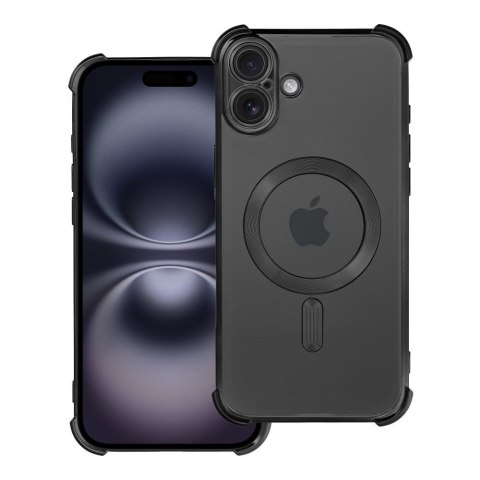 Futerał do iPhone 16 PLUS Antishock Electro zgodny z MagSafe czarny
