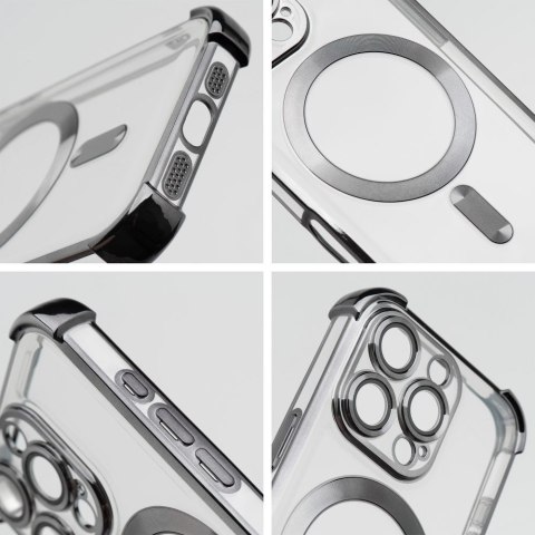 Futerał do iPhone 16 PLUS Antishock Electro zgodny z MagSafe czarny
