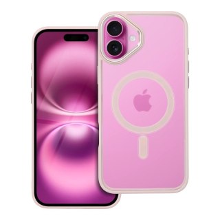 Etui na iPhone 16 PLUS Color Edge Mag Cover zgodne z MagSafe różowe