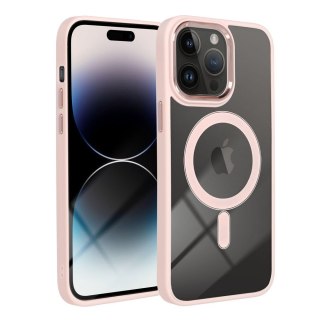 Etui na iPhone 16 PLUS Color Edge Mag Cover zgodne z MagSafe różowe