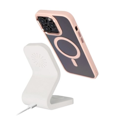 Etui na iPhone 16 PLUS Color Edge Mag Cover zgodne z MagSafe różowe