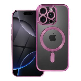Futerał do iPhone 16 PRO Electro Mag Cover zgodny z MagSafe różowy