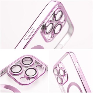 Futerał do iPhone 16 PRO Electro Mag Cover zgodny z MagSafe różowy