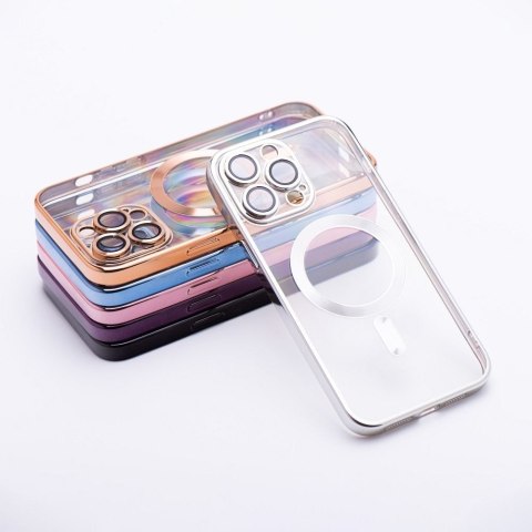 Futerał do iPhone 16 PRO Electro Mag Cover zgodny z MagSafe srebrny