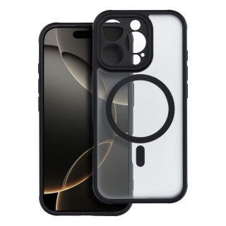 Futerał do iPhone 16 PRO Full Matte Mag Cover zgodny z MagSafe czarny