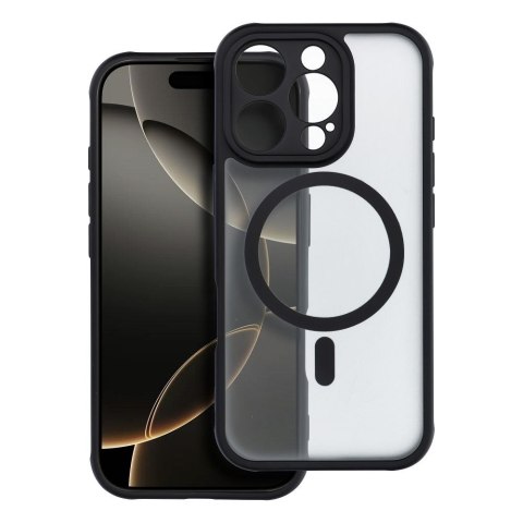 Futerał do iPhone 16 PRO Full Matte Mag Cover zgodny z MagSafe czarny
