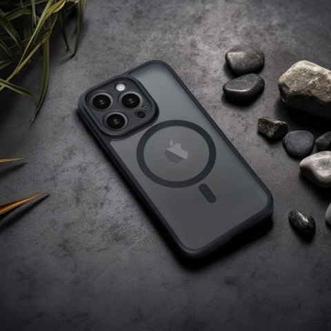 Futerał do iPhone 16 PRO Full Matte Mag Cover zgodny z MagSafe czarny