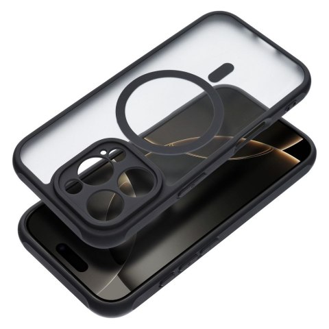 Futerał do iPhone 16 PRO Full Matte Mag Cover zgodny z MagSafe czarny