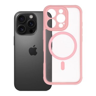 Futerał do iPhone 16 PRO Full Matte Mag Cover zgodny z MagSafe jasnoróżowy