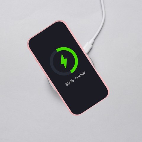 Futerał do iPhone 16 PRO Full Matte Mag Cover zgodny z MagSafe jasnoróżowy