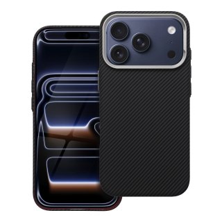 Futerał do iPhone 16 PRO Kevlar zgodny z MagSafe czarny