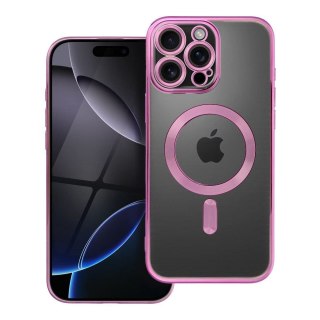 Futerał do iPhone 16 PRO MAX Electro Mag Cover zgodny z MagSafe różowy