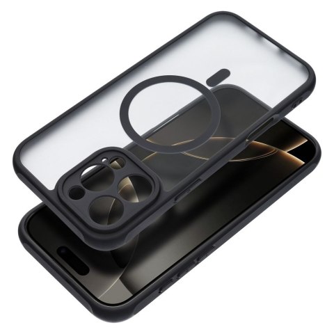 Futerał do iPhone 16 PRO MAX Full Matte Mag Cover zgodny z MagSafe czarny