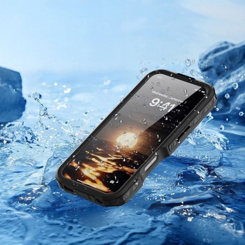 Futerał do iPhone 16 PRO Shellbox GT wodoodporny zgodny z MagSafe czarny