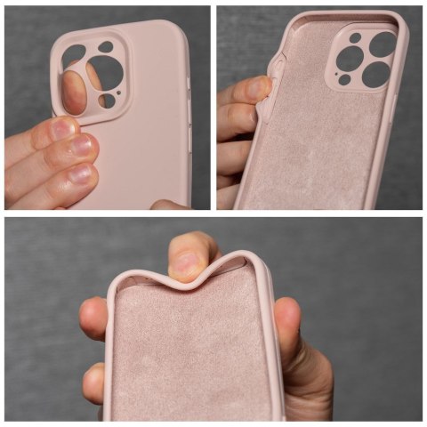 Futerał do iPhone 16 PRO Silicone 2mm pudrowy róż