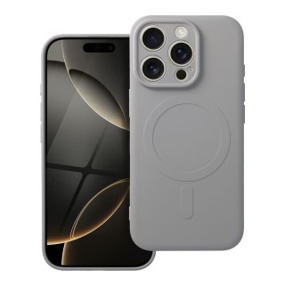 Futerał do iPhone 16 PRO Silicone Mag Cover zgodny z MagSafe tytanowy